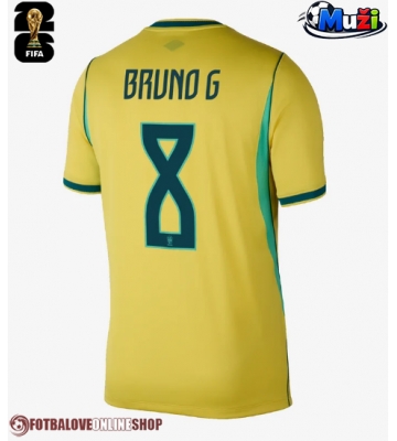 Brazílie Bruno Guimaraes #8 Domácí Dres MS 2026 Krátkým Rukávem
